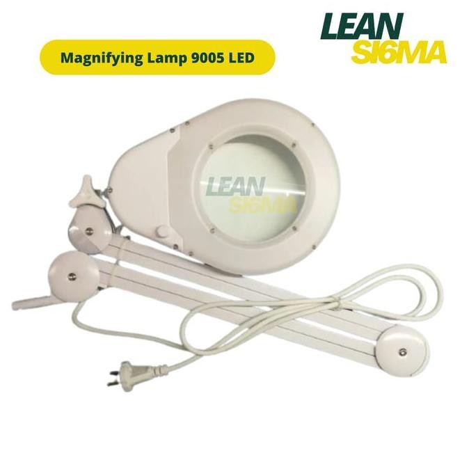 

MAGNIFYING LAMP 9005 LED MAGNIFIER GLASS 5D 8D KACA PEMBESAR DIOPTER