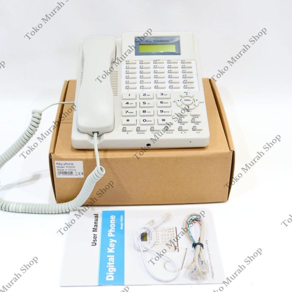 Key Phone PH203 For Excelltel PABX Telepon Kabel PH-203 Key Telepon PABX
