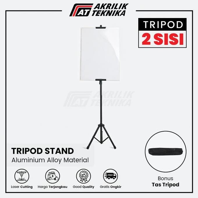 

Tripod Stand / Banner Display / Tiang Iklan Barcode Display Akrilik