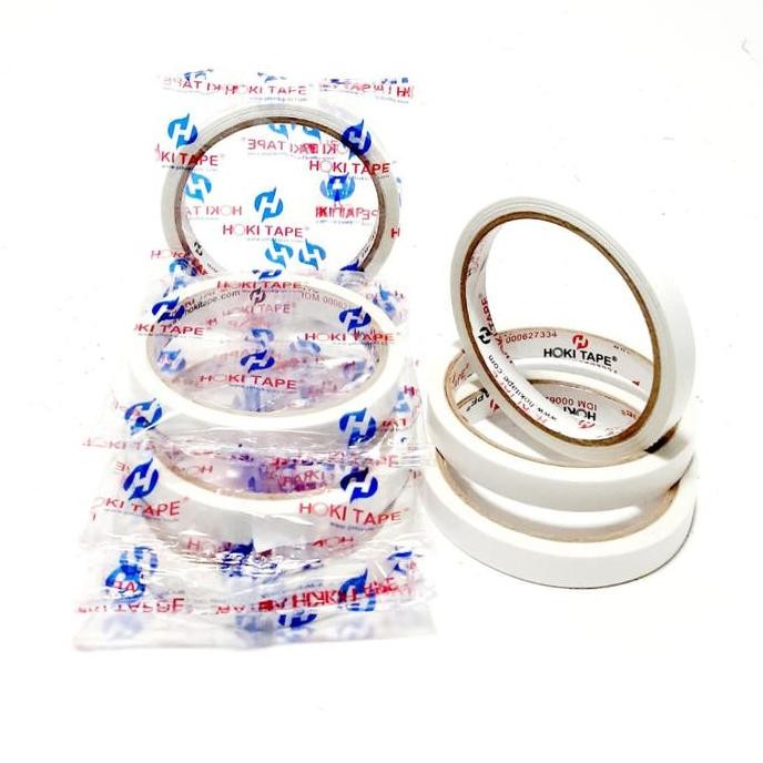 

Up Harga Grosir Per (6Pcs) Double Tape Kertas Putih 1/2Inchx12Mmx10Yard