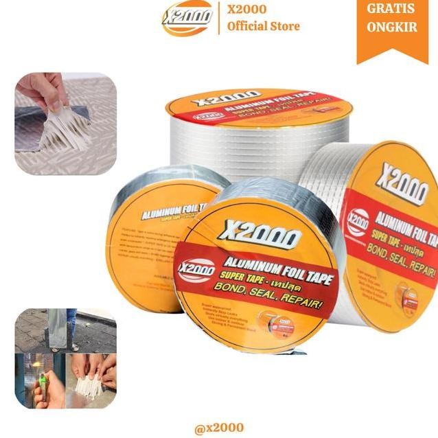 

Tape X2 Tipe 5Cmx5M Anti Bocor Air Untuk Retak