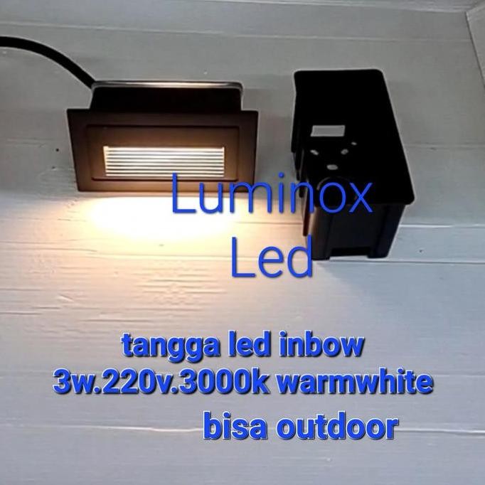 lampu tangga led inwall lht dinding tangga led 3000k tanam led 220v