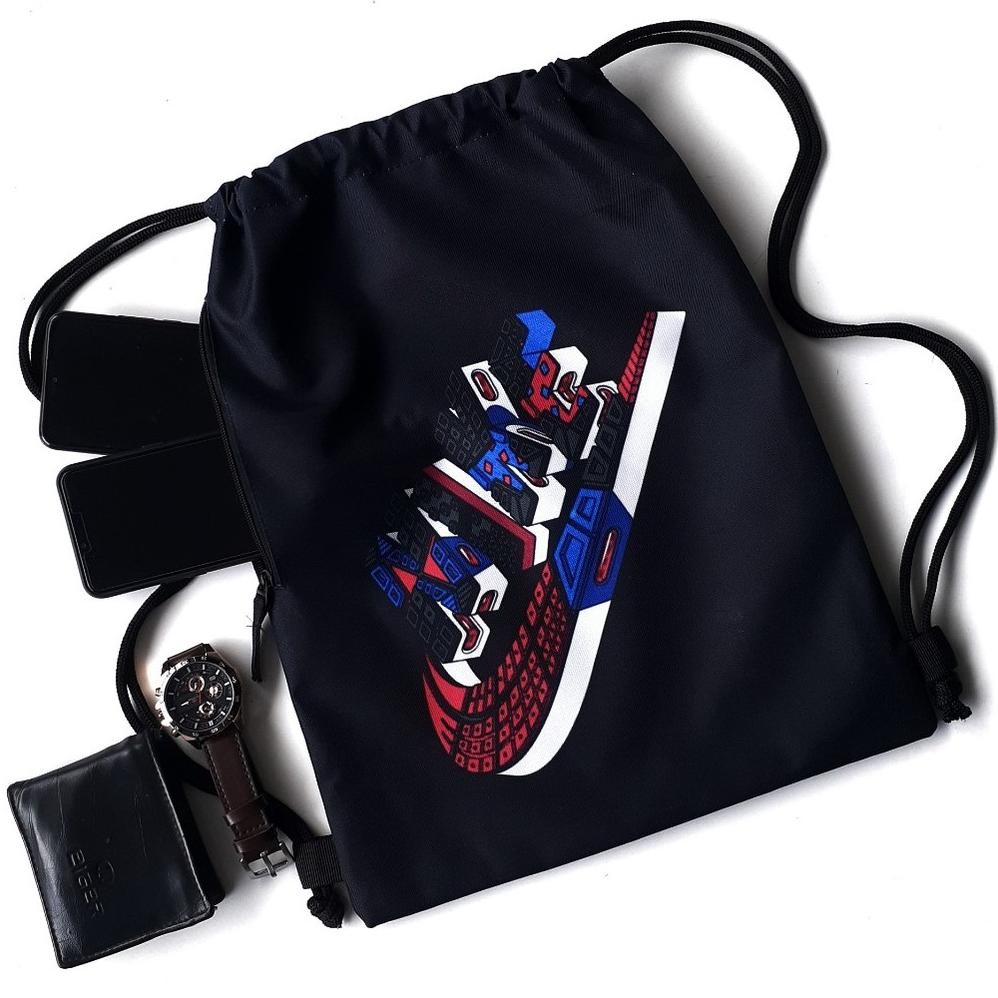 fx-23 Me41 Tas Serut String Bag Gymsack Tas Sepatu Futsal/Bola Tas Nike Monster Hemat Original