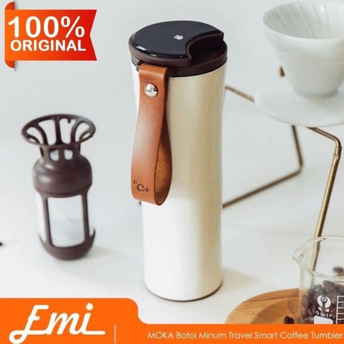 MOKA Botol Minum Travel Kopi Smart Coffee Tumbler OLED 430ml