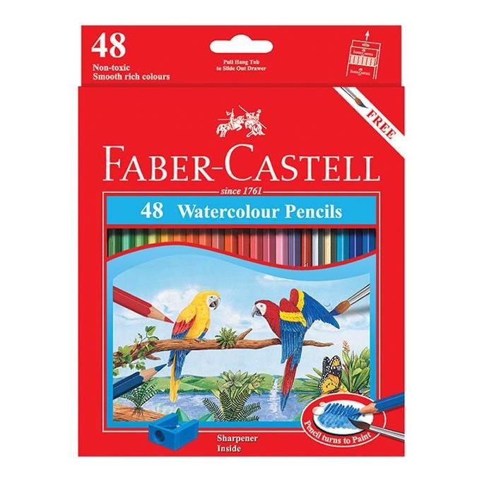 

Irenajayagrosir - Pensil Warna Faber Castell 48 Warna Free Koas Rautan