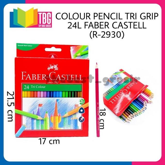 

Colour Pencil Tri Grip 24L Faber Castell / Pensil Warna Segitiga