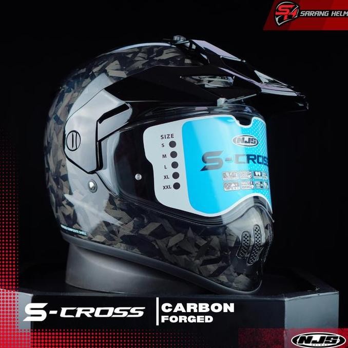 HARGA DISC - NJS S-Cross Carbon - Helm Full Face