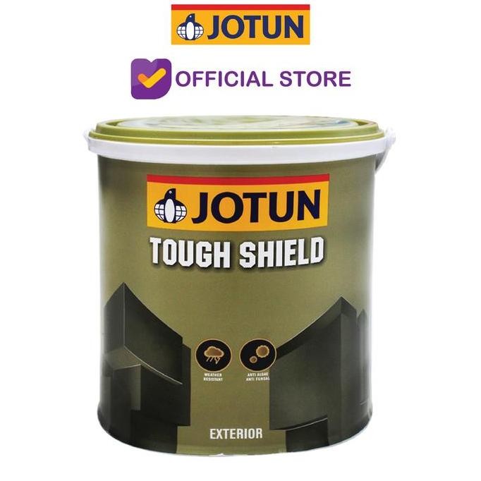 NEW CAT TEMBOK LUAR JOTUN TOUGH SHIELD WARNA PUTIH 5 KG GALON