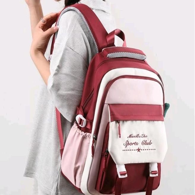 

Terjangkau Kanosue Ransel Sekolah & Remaja Bonus Gantungan Ks4062 Backpack
