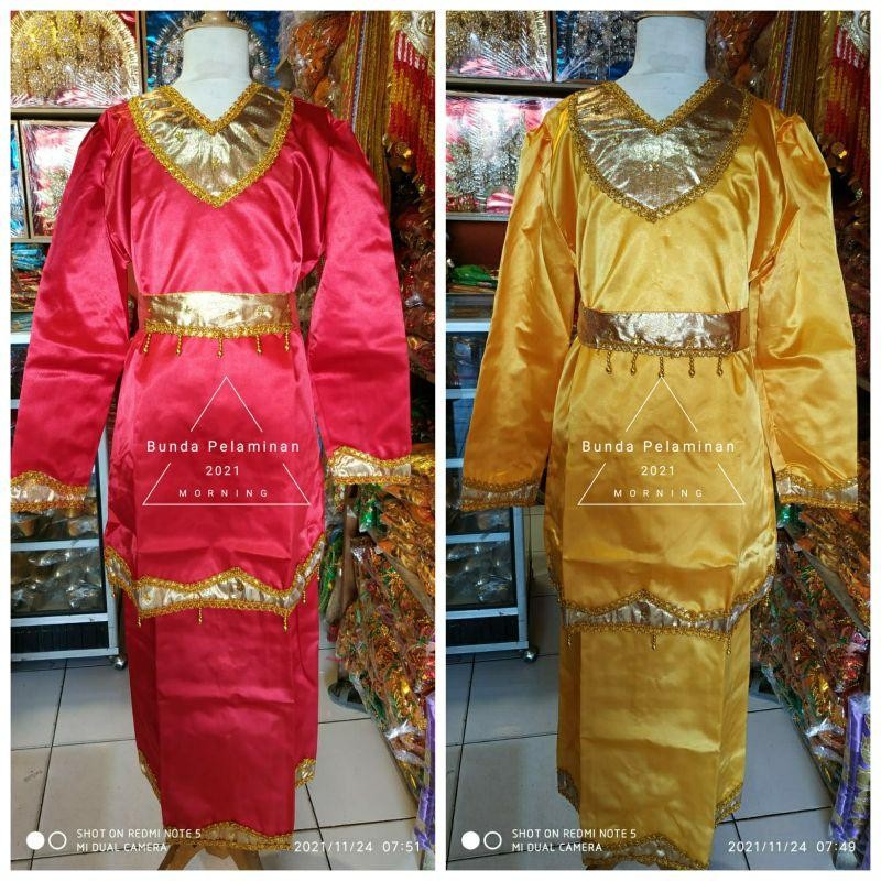 Baju Tari Minang / Baju Tari Anak Smp / Sma / Baju Karnaval Minang Anak Perempuan