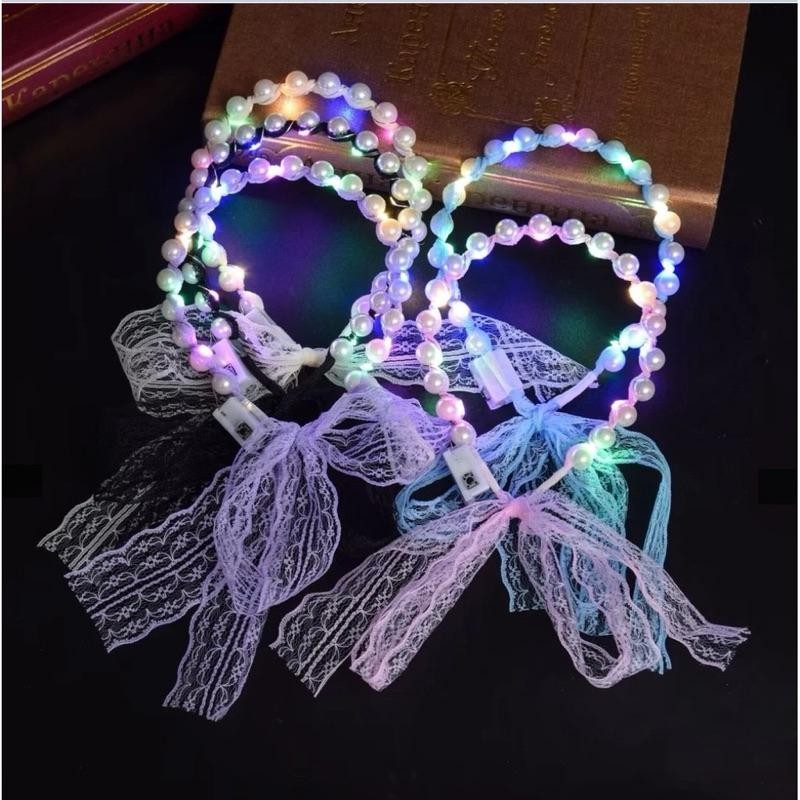 Bandana Anak Perempuan Bando Anak & Dewasa Bando Lampu Led