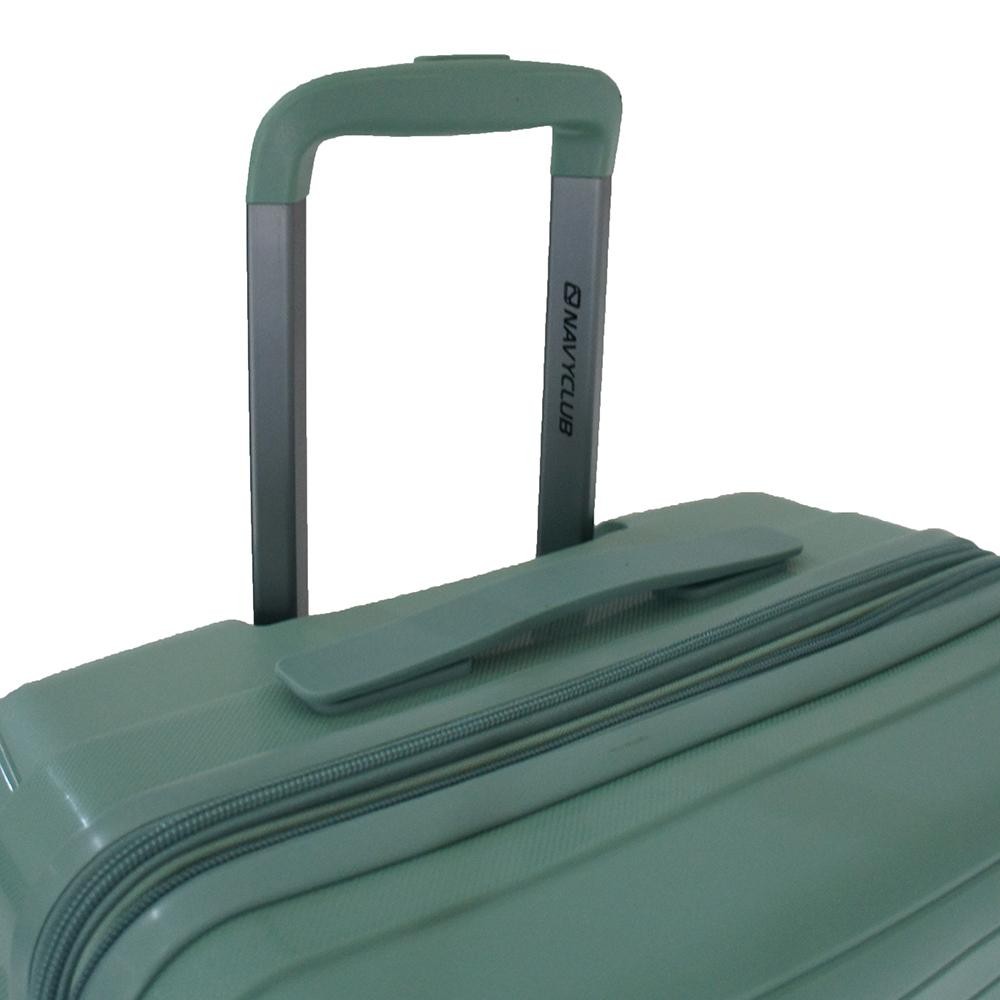 Gbs Navy Club Delta Koper Hardcase Pp - 4 Roda Putar Tsa Lock - Size 28 Inch