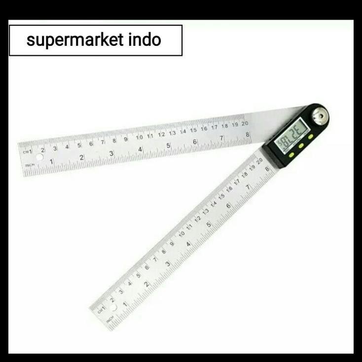 

GRATIS ONGKIR PENGGARIS BUSUR DERAJAT SUDUT DIGITAL STAINLESS PROTRACTOR ANGLE METER