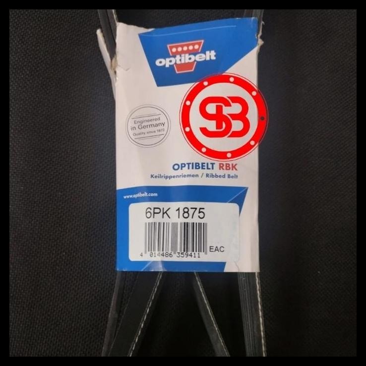 HOT DEAL V BELT 6PK1875 / 6PK 1875 OPTIBELT GERMANY