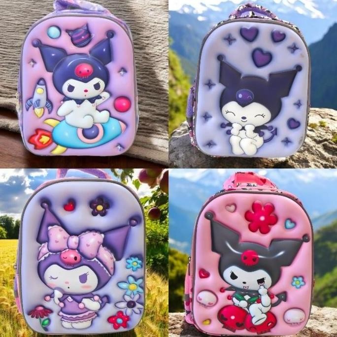 

Diskon Tas Sekolah Anak Tk Timbul Import Original Hsd Kuromi