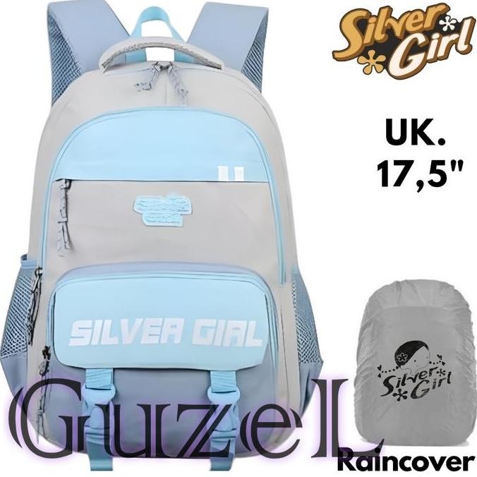 

Miliki Tas Ransel Backpack Anak Sekolah Perempuan New Silver Girl Classic Original Sd Smp Sma Gratis Jas Hujan