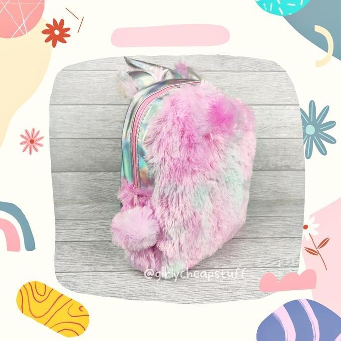 

Terjangkau Tas Ransel Bacpack Unicorn Pastel Fluffy -Tas Anak Tas Unicorn