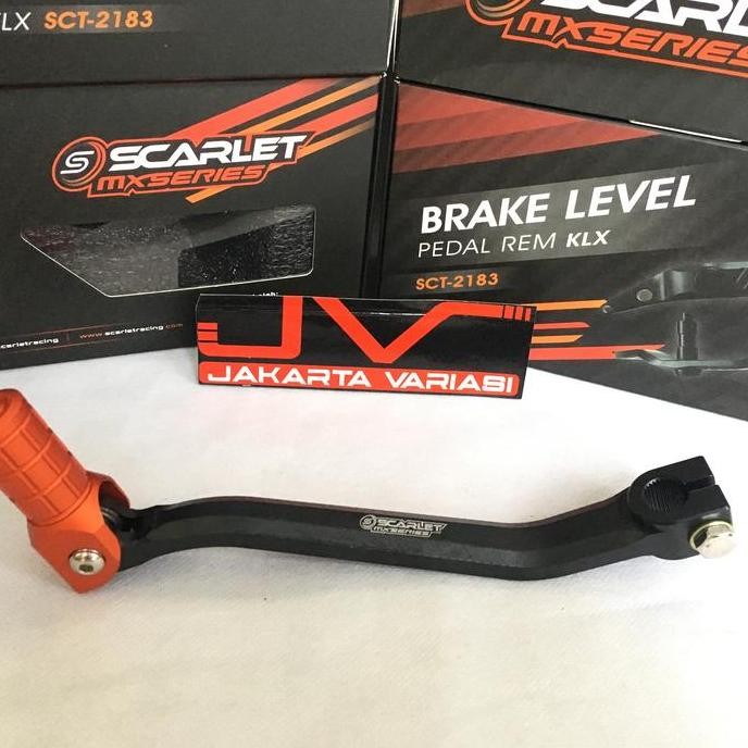 Pedal Operan Gigi Klx Scarlet Cnc Model Lipat Pedal Gigi Klx Dtracker