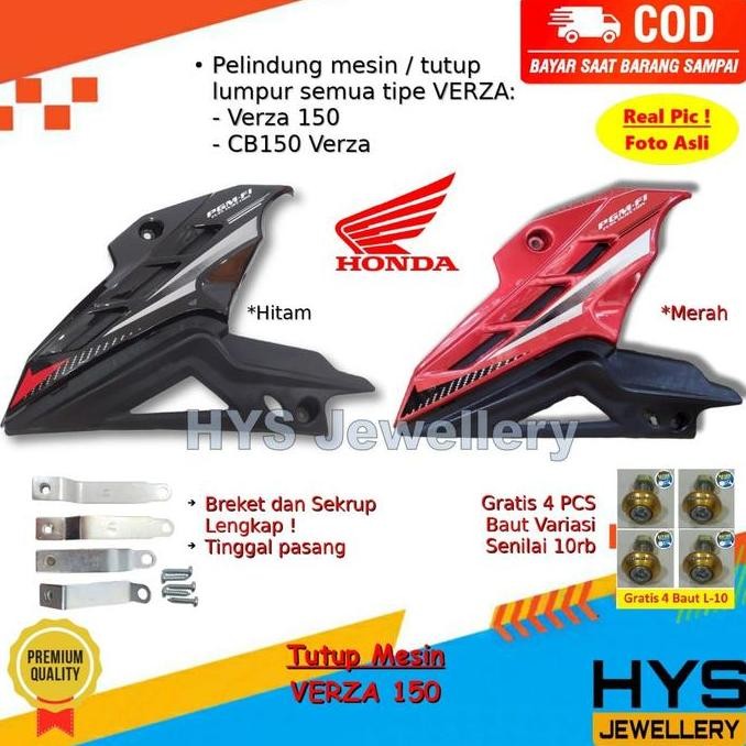 Budi Santoko - Tutup Mesin Honda Verza 150 / Cb150 Verza - Cover Engine Lumpur Transf