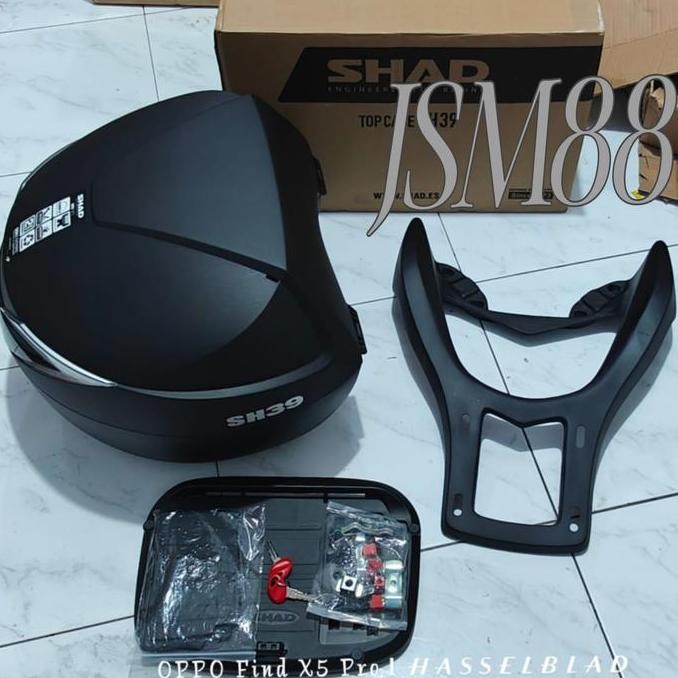 Paketan Box Shad Sh39 Sh 39 Plus Dudukan Box Nmax New , Nmax Old