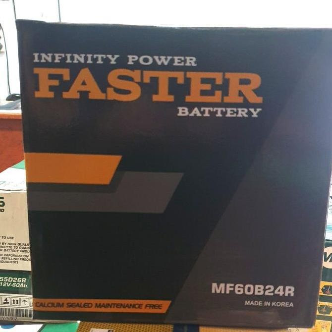 NEW Aki Mobil Kering FASTER MF NS60 48Ah