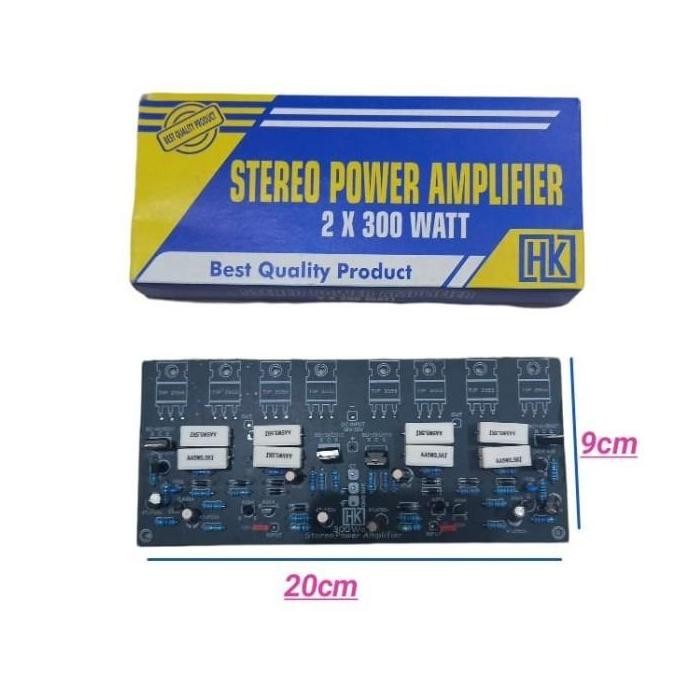 Update (1) KIT POWER STEREO AMPLIFIER 2X300 WATT iwam33 Ayo Beli