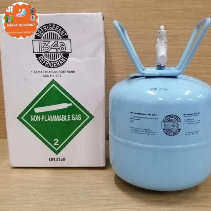 TERMURAH - FREON REFRIGERANT R134A 3 KG ( R 134A - R134 A - R 134 A ) 3KG