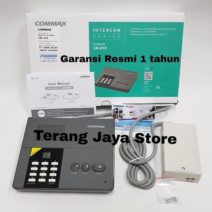 TERBARU - Intercom Commax CM-810 Interkom Commax CM810 Interkom Kabel Commax CM810