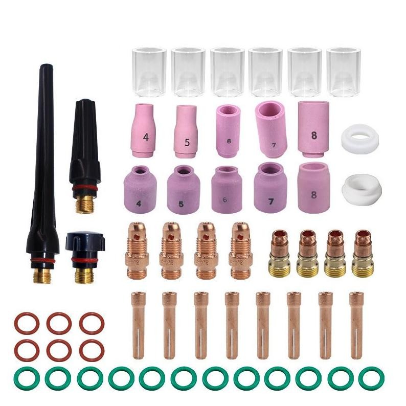 Premium Isi 55 Tig Argon Welding Torch Gas Lens Keramik Collet Body WP17 18 26 High Quality