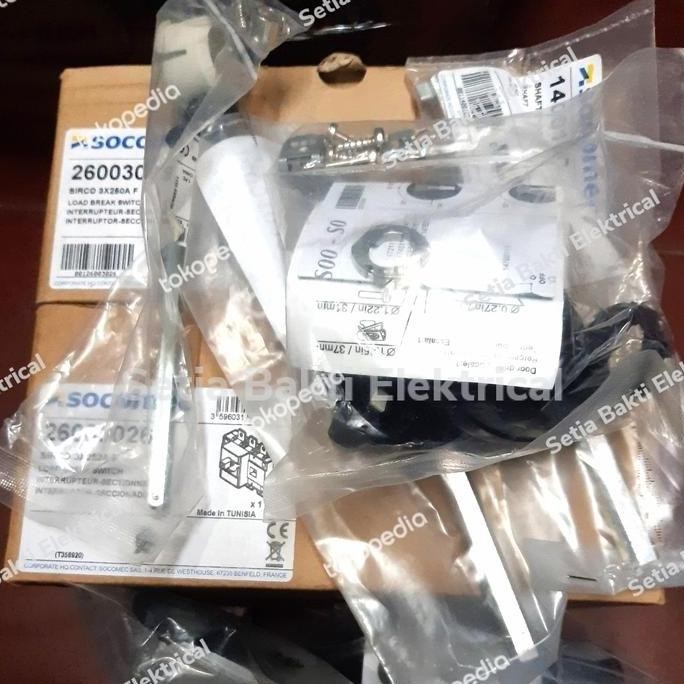 External Handle Socomec LBS dan COS 200A 14212111 + 14001020
