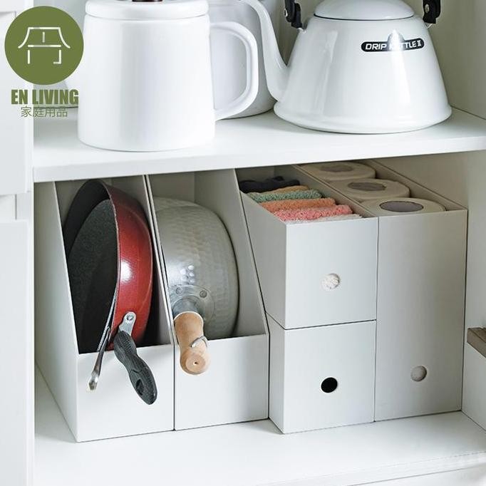 

Terlaris En Living Pp Organizer Box Shallow / Kotak Serbaguna / File Box