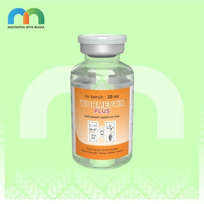 Obat Hewan Besar Wormectin Plus 20 Ml Medion