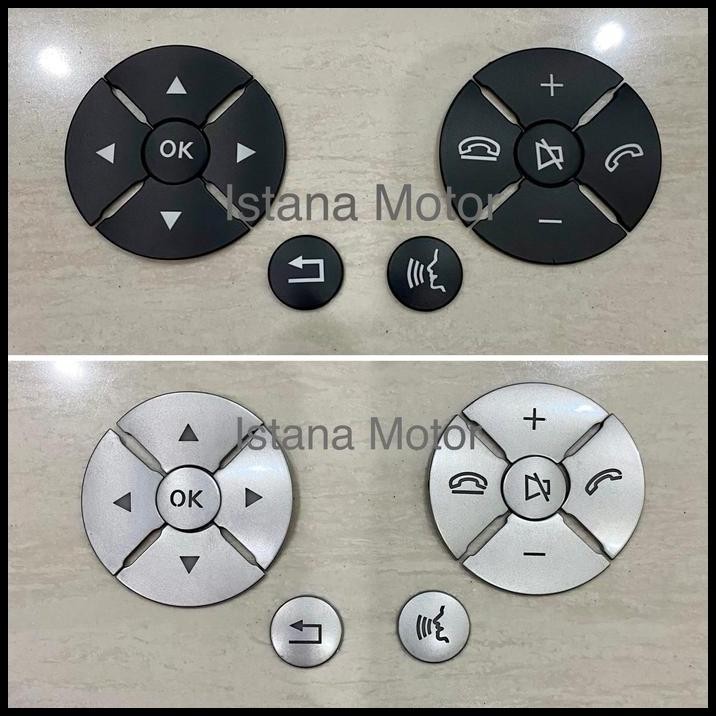 Sticker sticker setir Mercedes w204 w212 silver plat