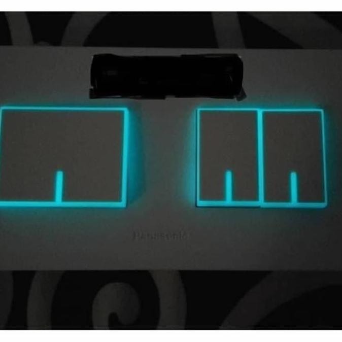 Promo Saklar 3 Tombol 3 Gang Lampu Fluorescence Panasonic White Series COD
