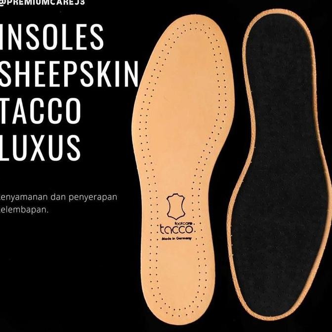 Terbaru Insole Sepatu Tacco Luxus / Insole Kulit Domba