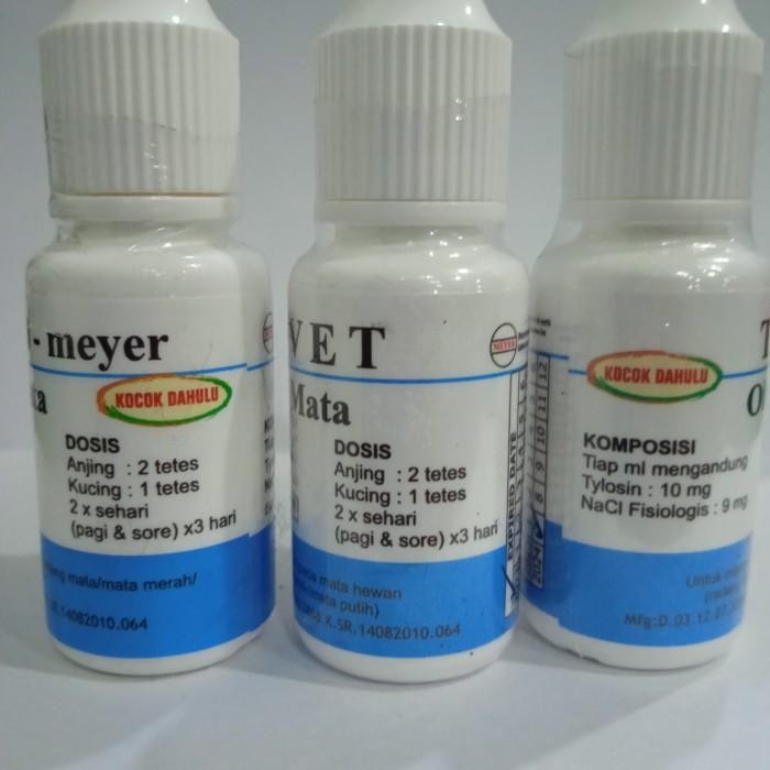 Obat Tetes Mata Kucing & Anjing Tylovet 10Ml /Tetes Mata Hewan