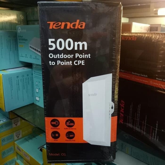 Tenda O1 500m Outdoor Wifi Extender CPE Wireless Tenda 01 Original