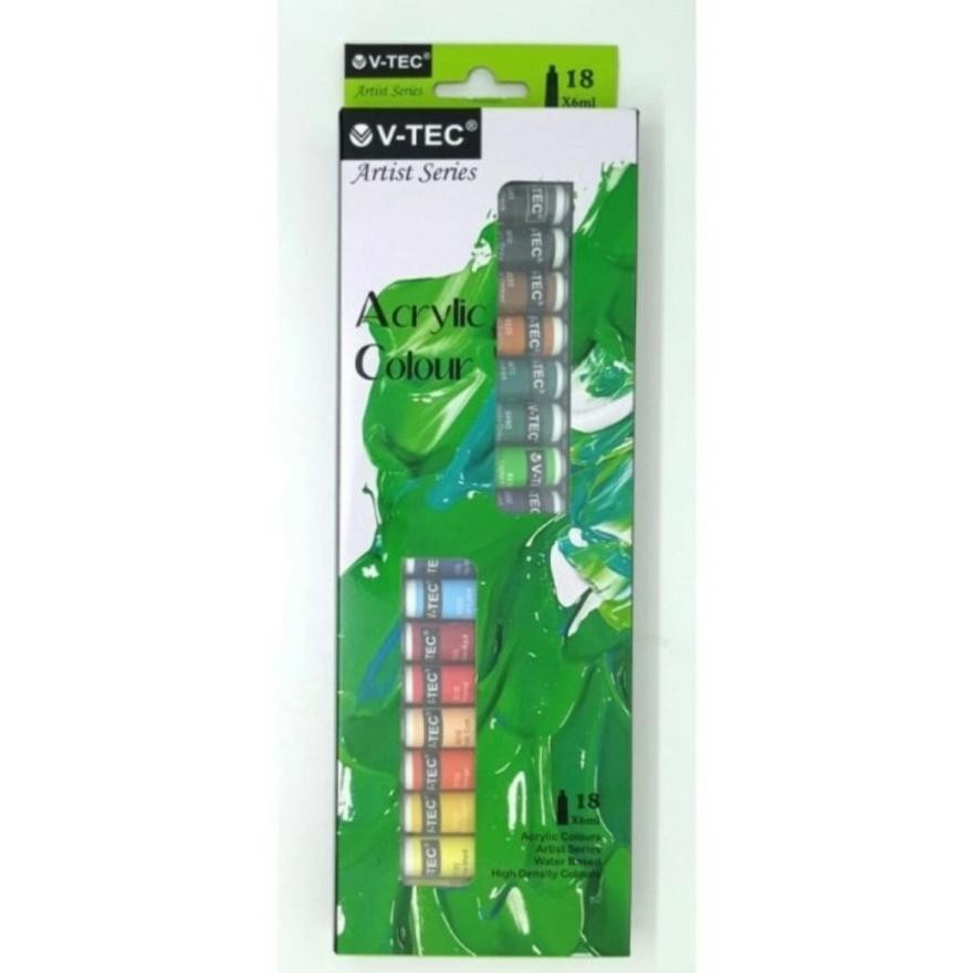 

TBMO ACRYLIC COLOUR TYPE VT-618/A 18X6ML V-TEC
