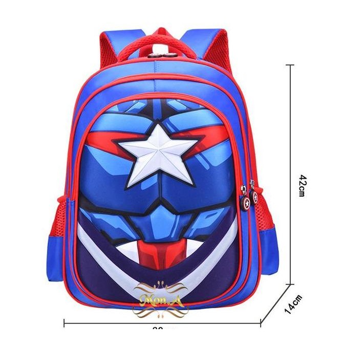 

Terjangkau Tas Ransel Sekolah Anak 3 Ruang - Tas Backpack Timbul Karakter Cowok