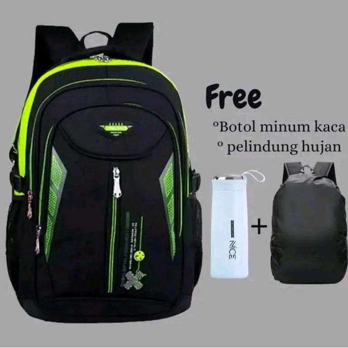 

Diskon Tas Anak Sekolah Sd Smp Sma Set Botol Minum Kaca Dan Kain Pelindung Hujan Ransel Sekolah Anak Laki - Laki Dan Perempuan Serbaguna Model Rd Silang Fashion