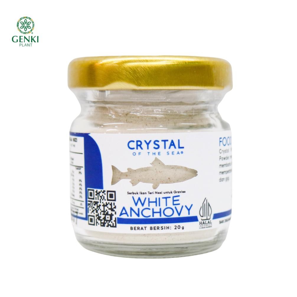

Crystal of the Sea White Anchovy Powder / Bubuk Ikan Teri Nasi - 20 g