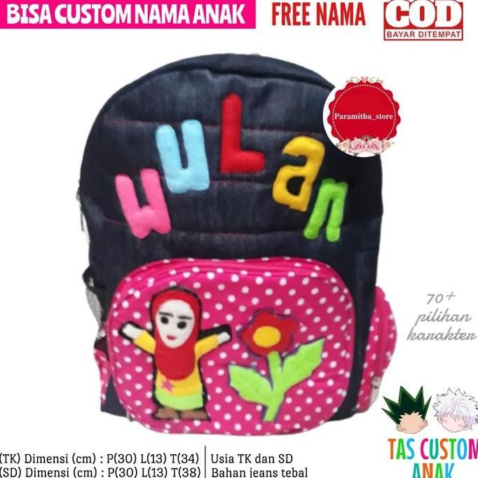 

Terjangkau Tas Sekolah Tas Nama Tas Paud Tas Tk Tas Sd Tas Karakter Bisa Request Nama&Gambar