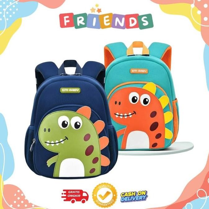 

Miliki { Untuk Paud } Tas Ransel Anak Sekolah Paud Laki Laki Dan Perempuan Karakter Dinosaurus Fashion Tas Sekolah