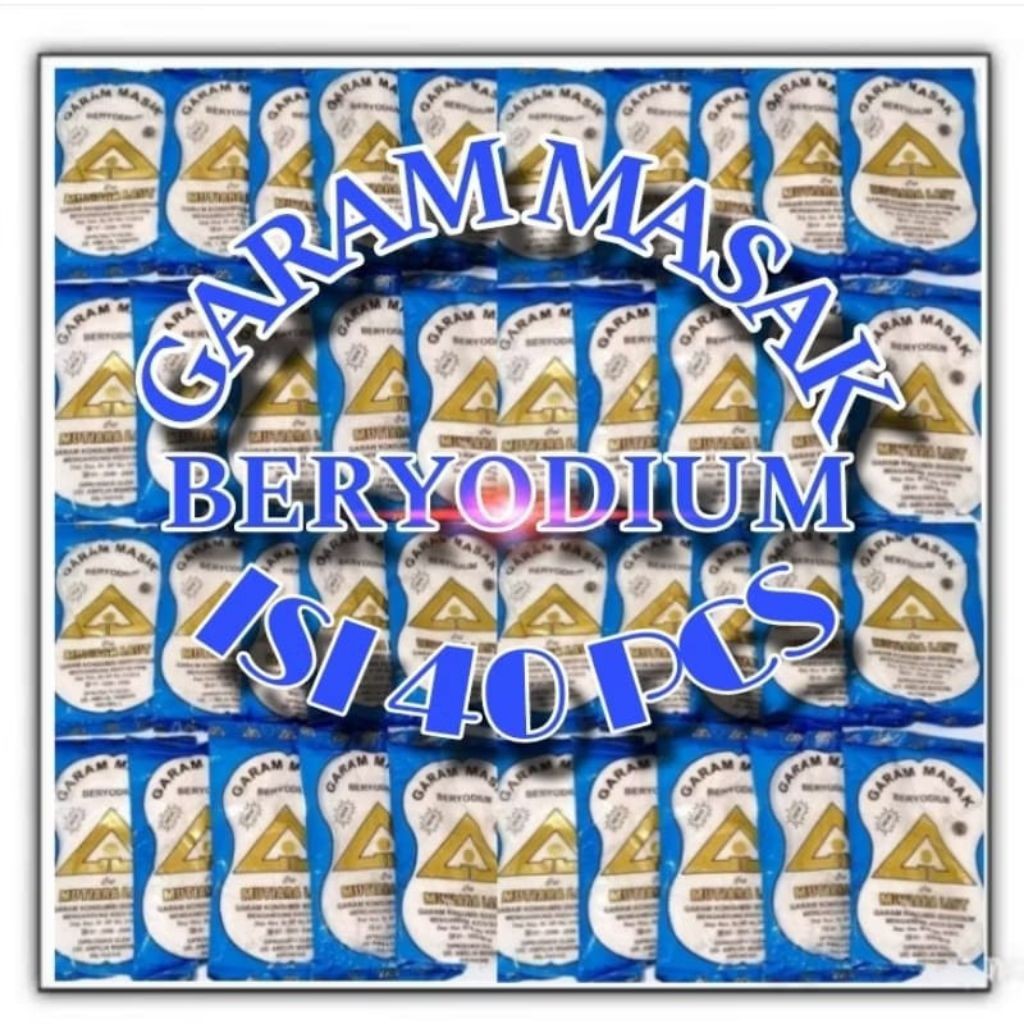 

Promo 1 Ball isi 40 Pcs Garam Masak Cap Segitiga Mas Beryoudium Salt Himalaya Termurah