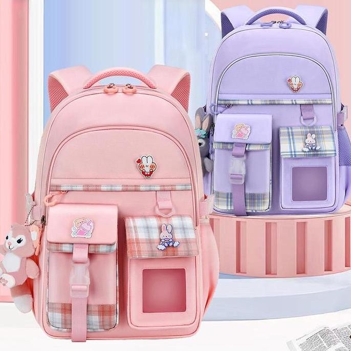 

Miliki Tas Ransel Anak Perempuan Import Premium Bahan Tebal Anti Air Tas Sekolah Anak Fashion