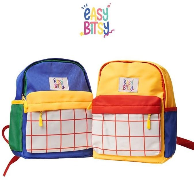 

Terjangkau Easy Bitsy Tas Ransel Anak Kotak Kotak - Winnie
