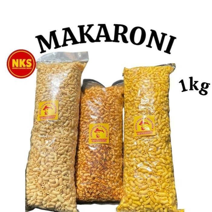 

Cri { Live} Makaroni Pipa Bantat Nks -Ns 1Kg - Cemilan Snack Jajanan Food Makanan