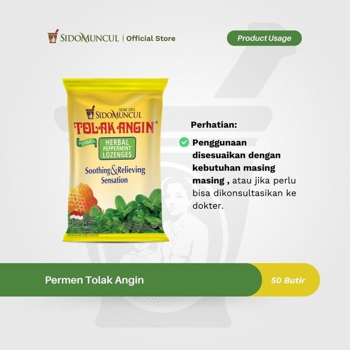 

Cri Permen Tolak Angin (Isi 50 Butir)