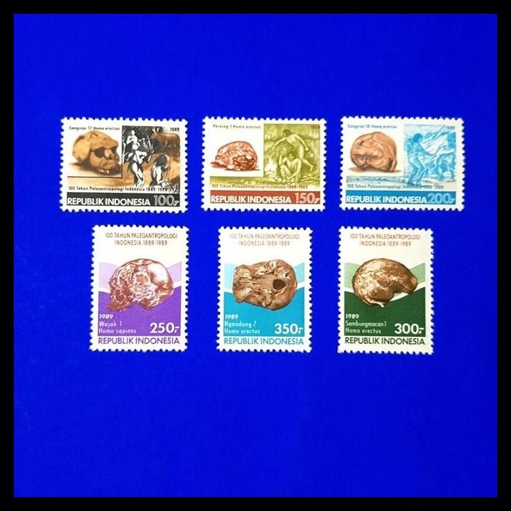 

HOT DEAL PERANGKO/PRANGKO INDONESIA 1989. 100 TAHUN PALEOANTROPOLOGI INDONESIA