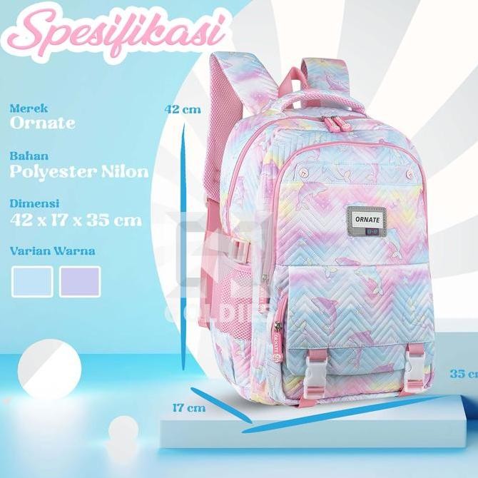 

Diskon Goldies Tas Ransel Sekolah Anak Import Tas Laptop 14Inch Free Raincover + Gantungan Pompom